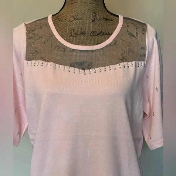 LAST ONE! Lovely short sleeved sweater-New with tag! - Picture 2 of 4